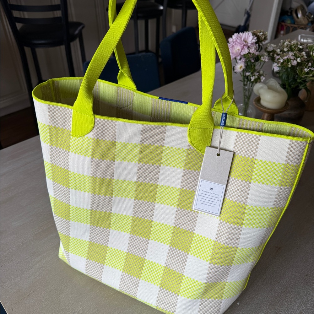 Rothy’s Citrus Gingham Tote (out of stock) NWT